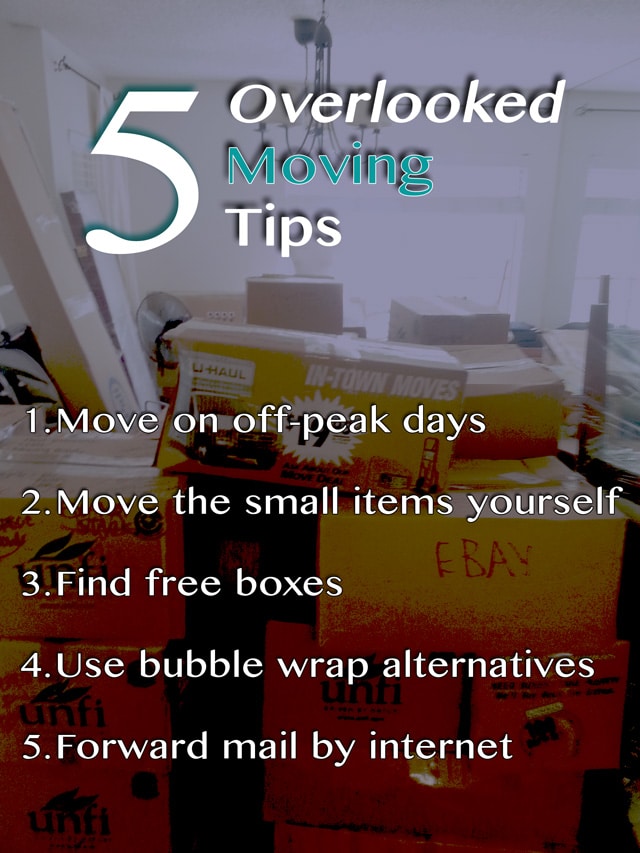 Five Overlooked Moving Tips