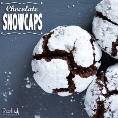 Chocolate Snowcap Cookies