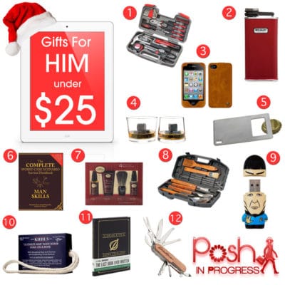 Christmas Gifts for Men Under $25