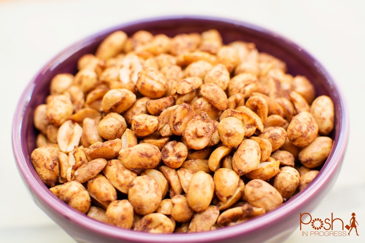 Chili Lime Roasted Peanuts Posh in Progress