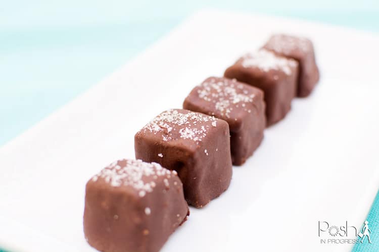 These chocolate covered Irish beer and pretzel caramels are perfect for St. Patrick's Day.