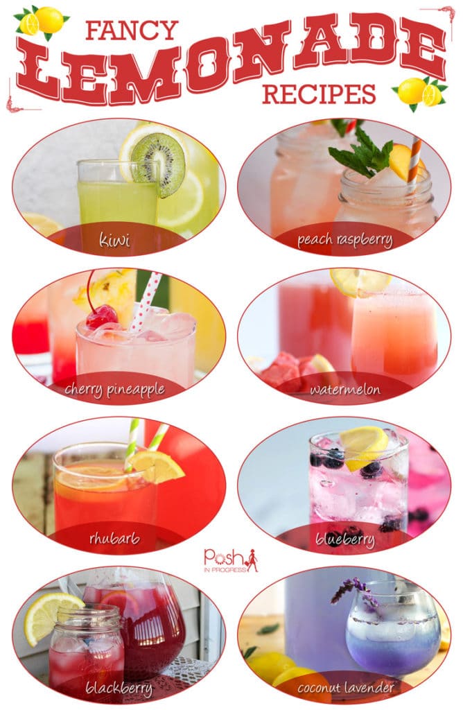 Eight Fancy Lemonade Recipes Posh in Progress