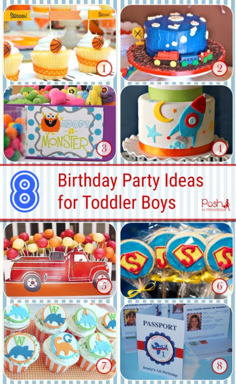 Toddler Boy Birthday Party Ideas | Posh in Progress