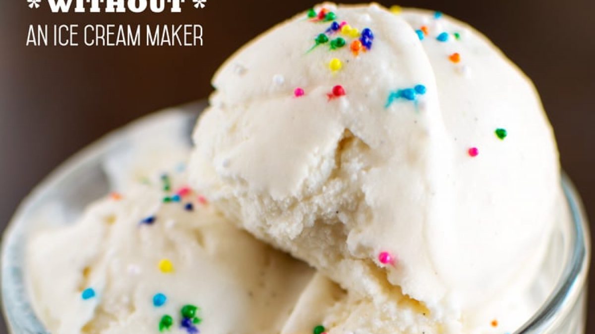 Homemade Ice Cream Recipe for Ice Cream Maker – Like Mother, Like Daughter