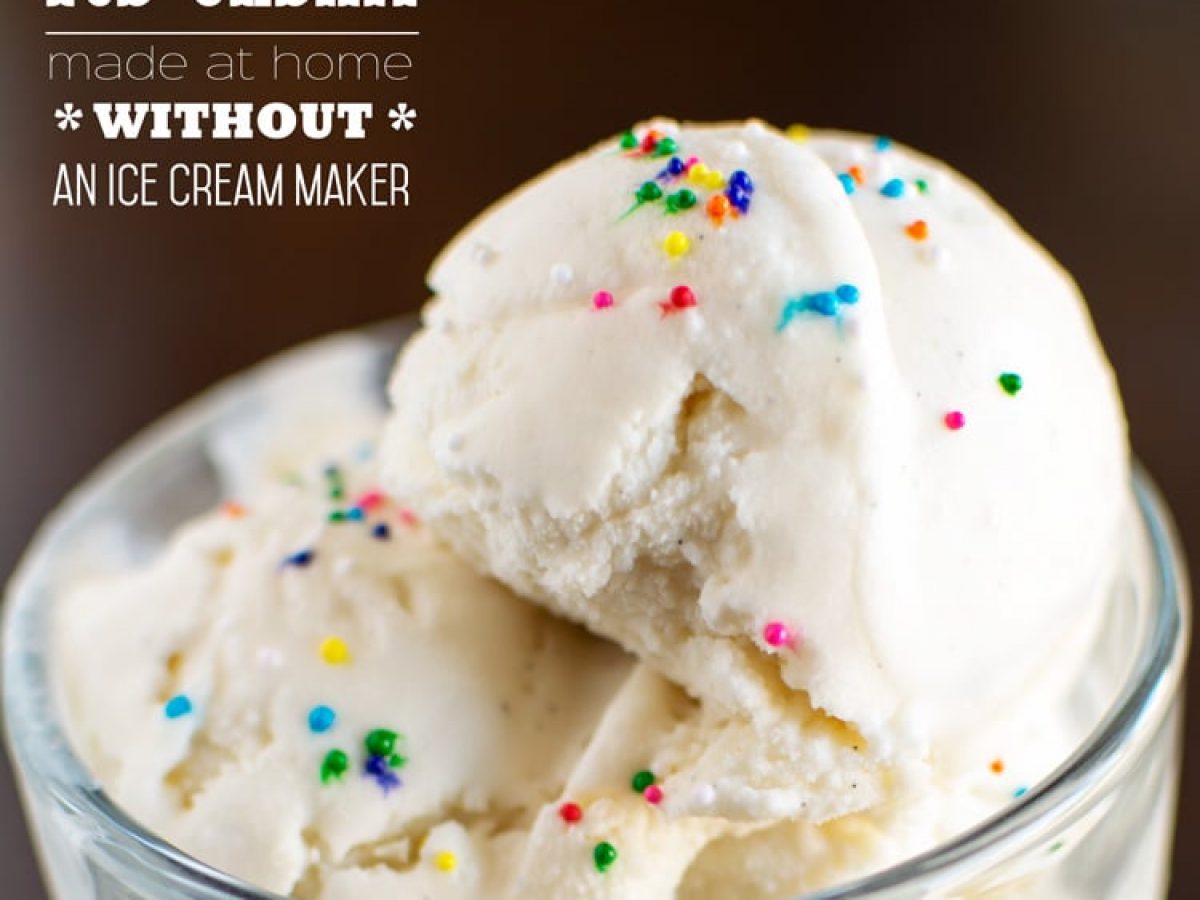 Homemade Ice Cream Without Ice Cream Maker
