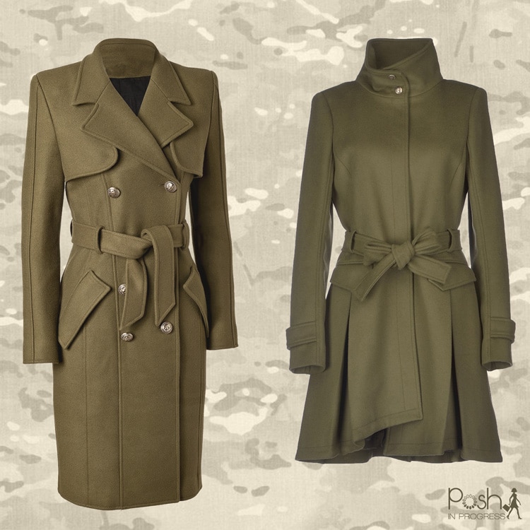 Practical or Posh: Wool Military Coats