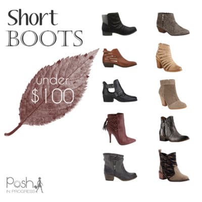 Fall Short Boots Under $100