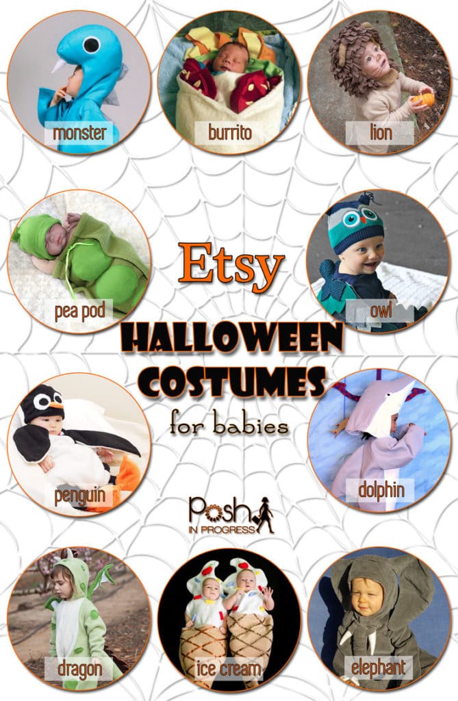 Eye on Etsy Baby Halloween Costumes Posh in Progress