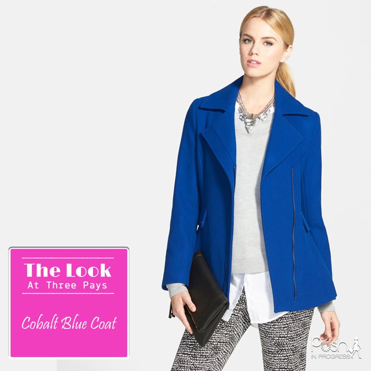 One Look, Three Pays: Cobalt Blue Coat