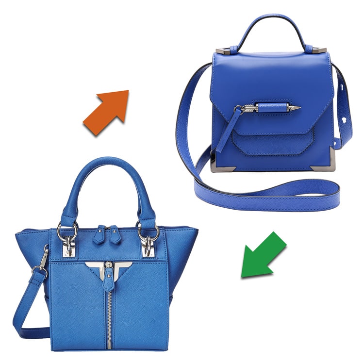 Practical or Posh: Blue Crossbody Bag