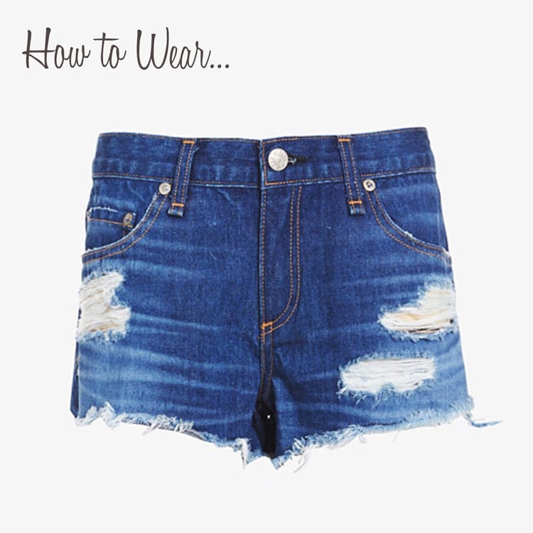 How to Wear Cut Off Jean Shorts