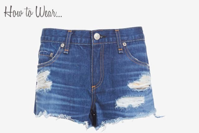 How to Wear Cut Off Jean Shorts - Posh in Progress
