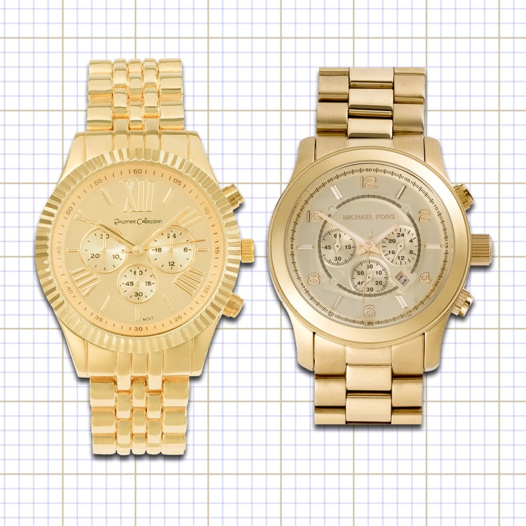 Practical or Posh – Gold Chronograph Watch For Women
