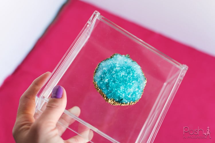 DIY Crystal Geode Jewelry Box Posh in Progress