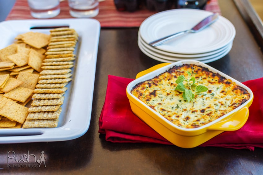 Easy Baked Ricotta Cheese Dip with Fresh Herbs Posh in Progress