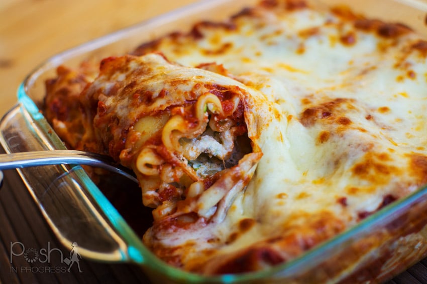 How to Make Vegetable Lasagna Rolls - Posh in Progress