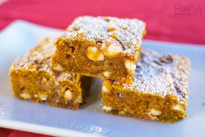 Think You Can Resist These Pumpkin Spice Blondies?