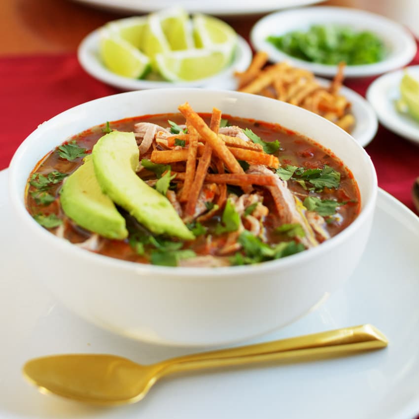 How to Make this Game Changing Healthy Crockpot Enchilada Soup