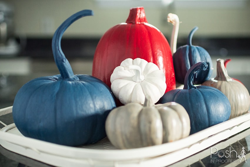 How to Make This Easy DIY Painted Pumpkins Centerpiece