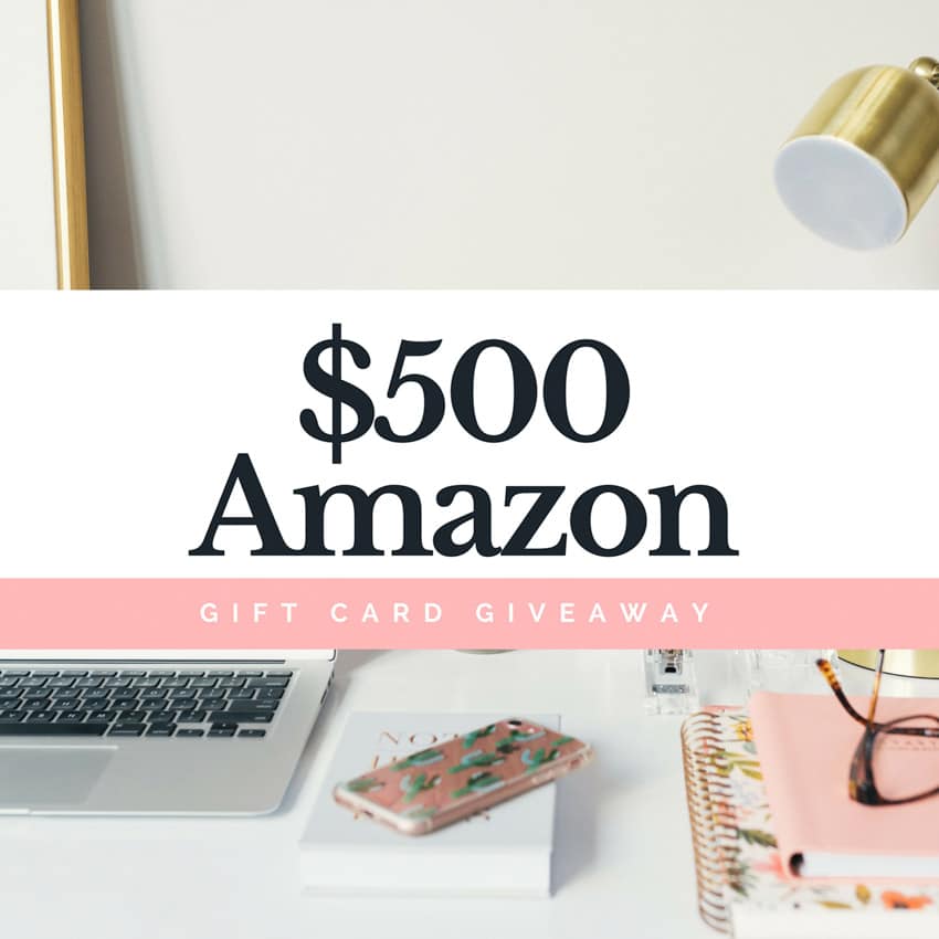 Here’s Your Chance to Win a $500 Amazon Gift Card