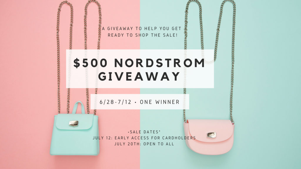 $500 Nordstrom Giveaway is Live!