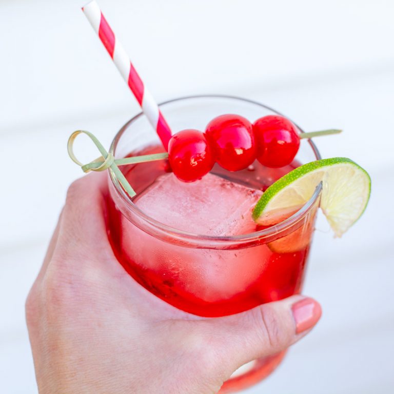 How to Make This Simple Cherry Lime Spritz Recipe