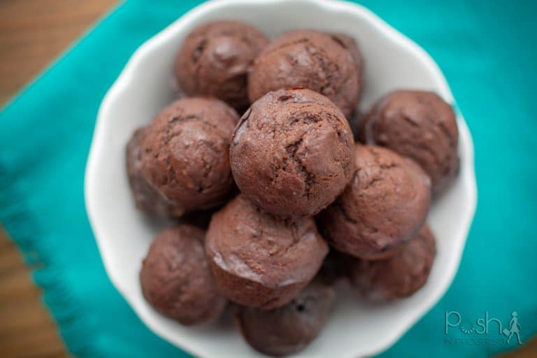 How to Make Double Chocolate Banana Bread Mini Muffins Posh in Progress