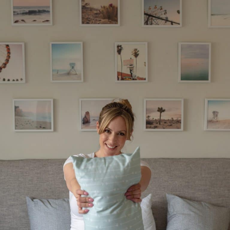 This is How I Created a Stunning California Bedroom Gallery Wall