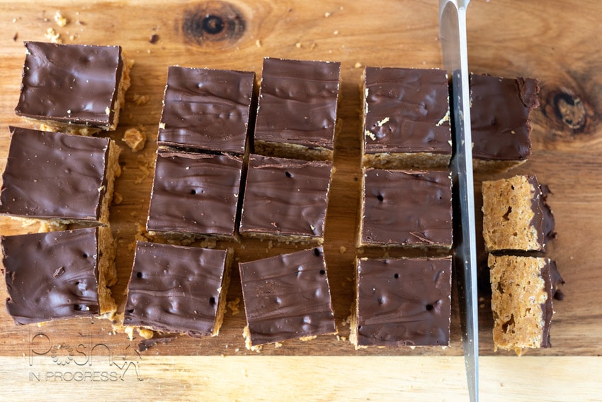 No Bake Special K Bars Recipe With Peanut Butter and Chocolate featured by top LA lifestyle blogger, Posh in Progress