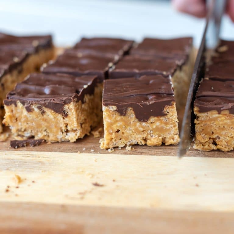No Bake Special K Bars Recipe With Peanut Butter and Chocolate