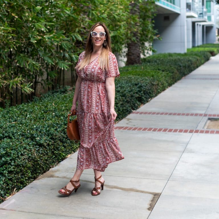 Here are 12 Red Floral Maxi Dresses Under $60