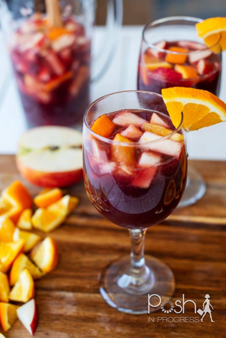 Easy Traditional Red Sangria Recipe Posh in Progress