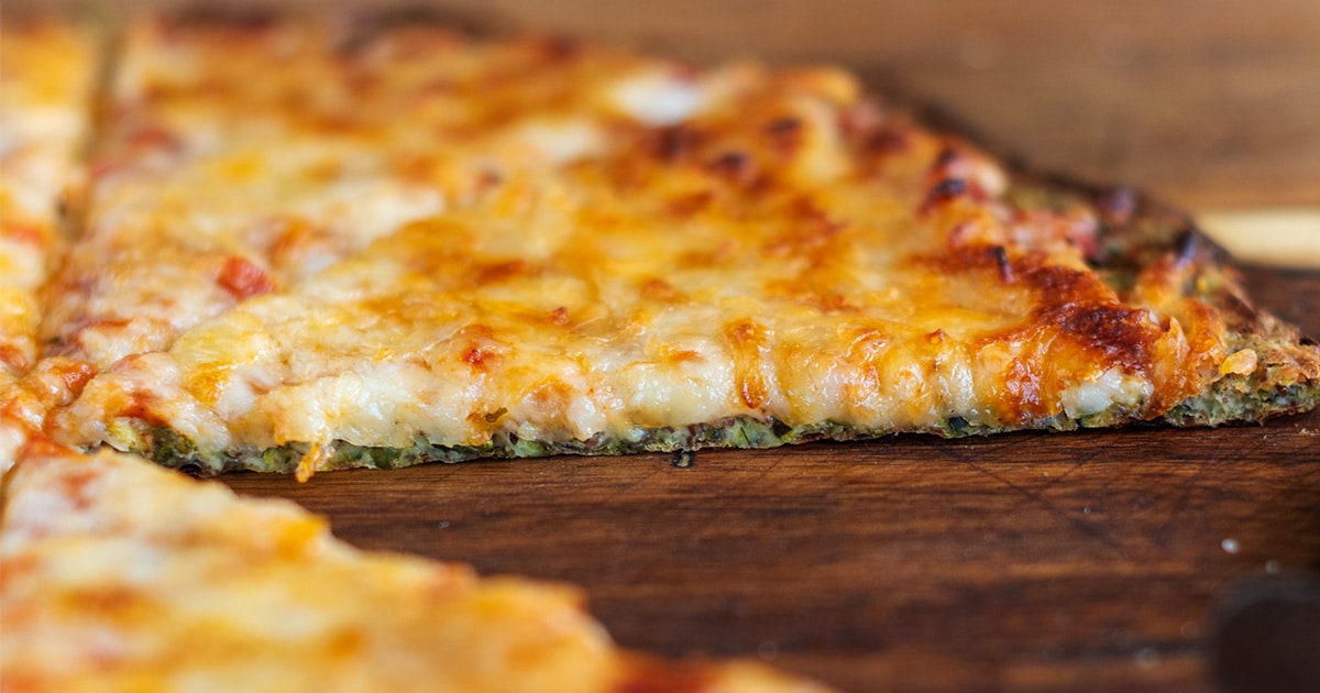 This is The Best Zucchini Crust Pizza