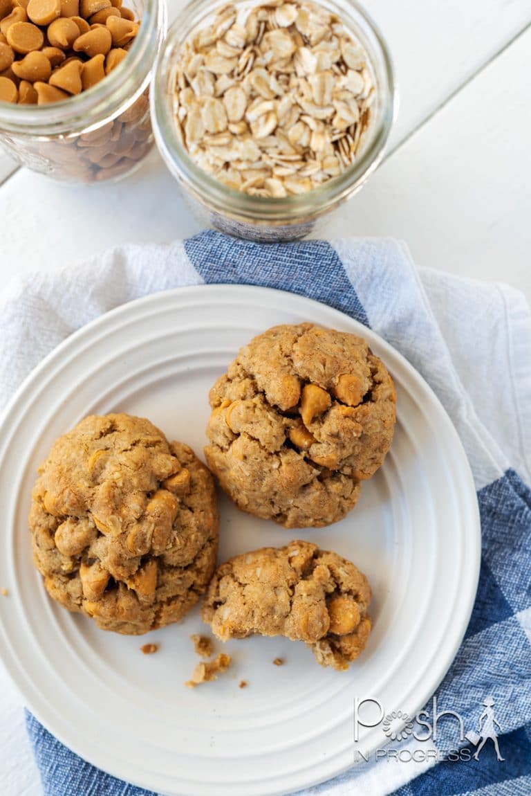 How to Make This Chewy Oatmeal Scotchies Recipe Posh in Progress