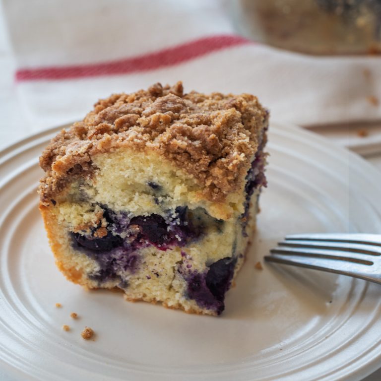 National Coffee Cake Day: Easy Blueberry Streusel Coffee Cake Recipe