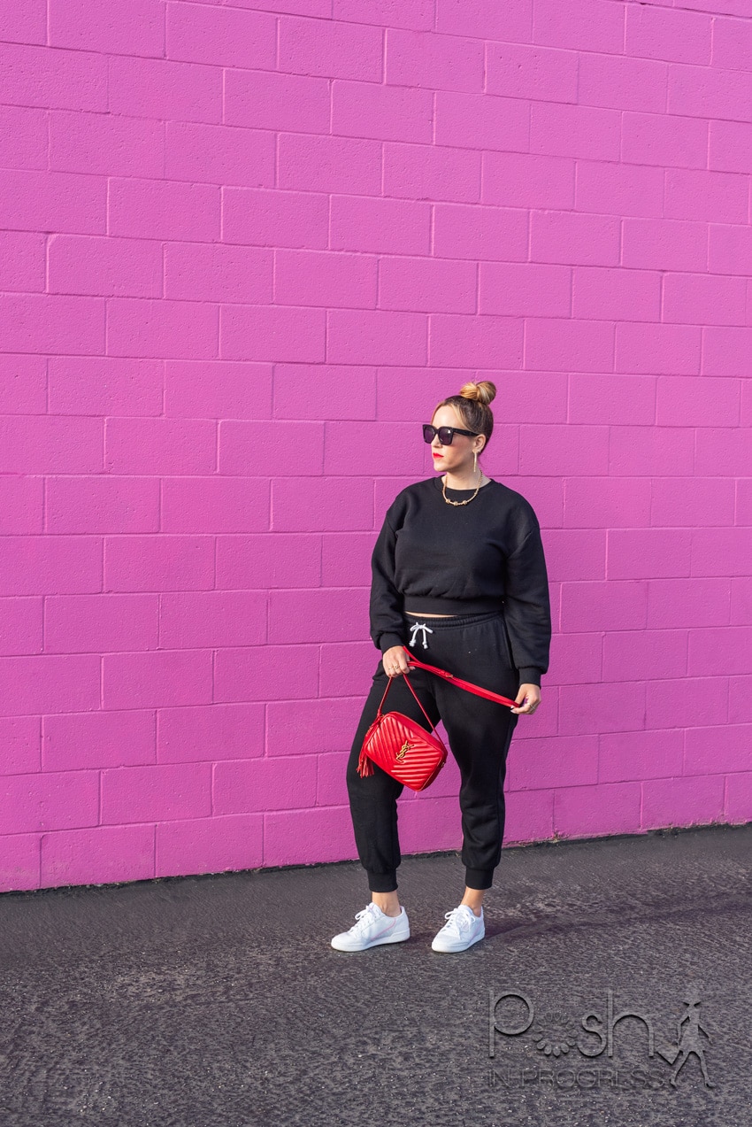 matching sweat suit for spring styled by top LA fashion blogger, Posh in Progress