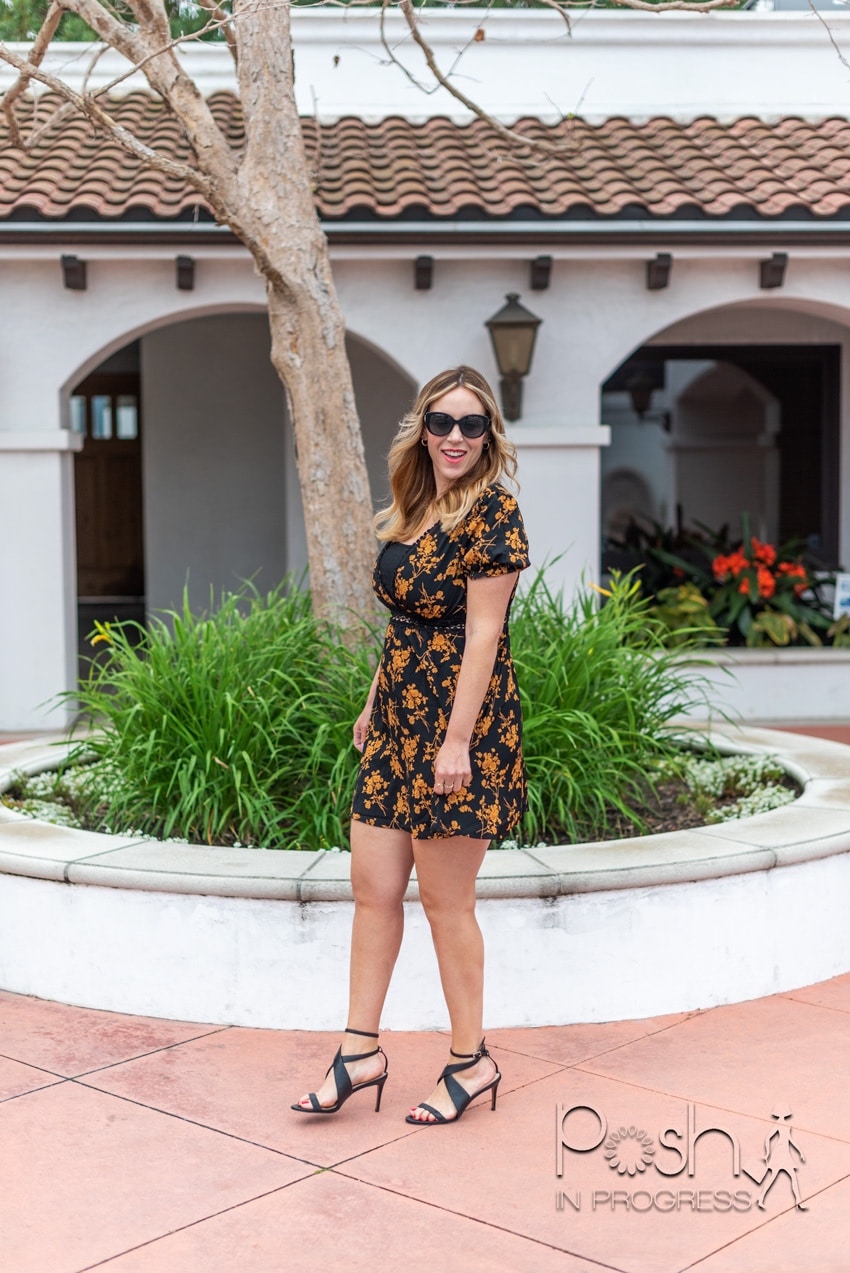 Black Floral Dresses for Spring featured by top LA fashion blogger, Posh in Progress