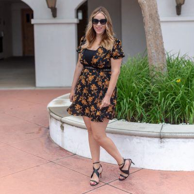 Black Floral Dresses for Spring featured by top LA fashion blogger, Posh in Progress