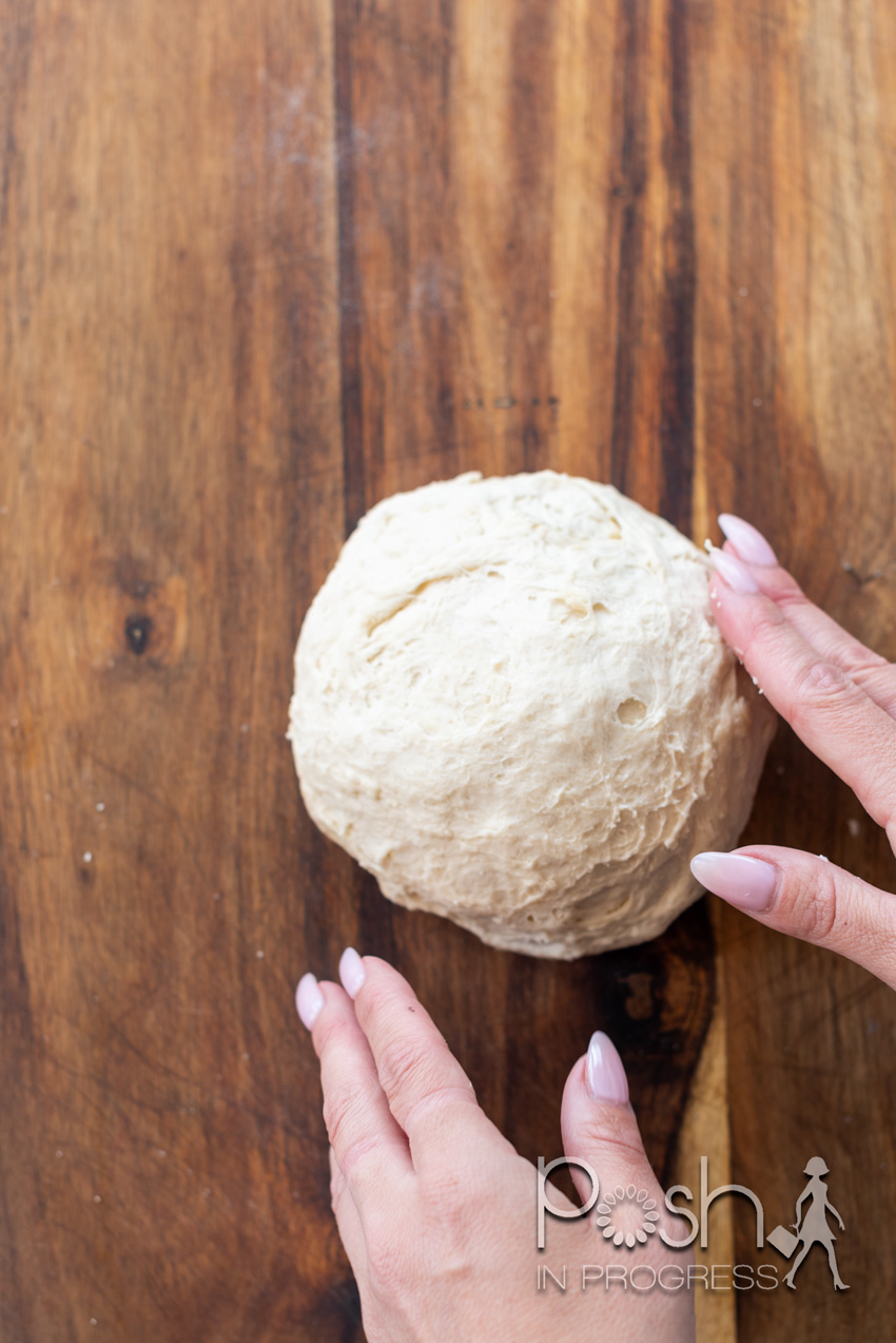 Best Pizza Dough Recipe by Hand featured by top LA lifestyle blogger, Posh in Progress