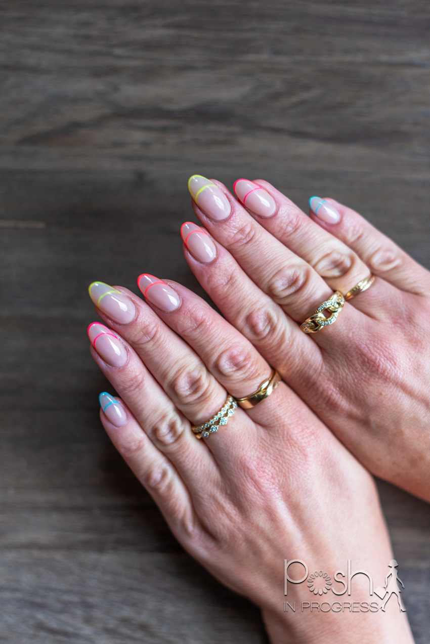 Modern French Manicure featured by top LA lifestyle blogger, Posh in Progress