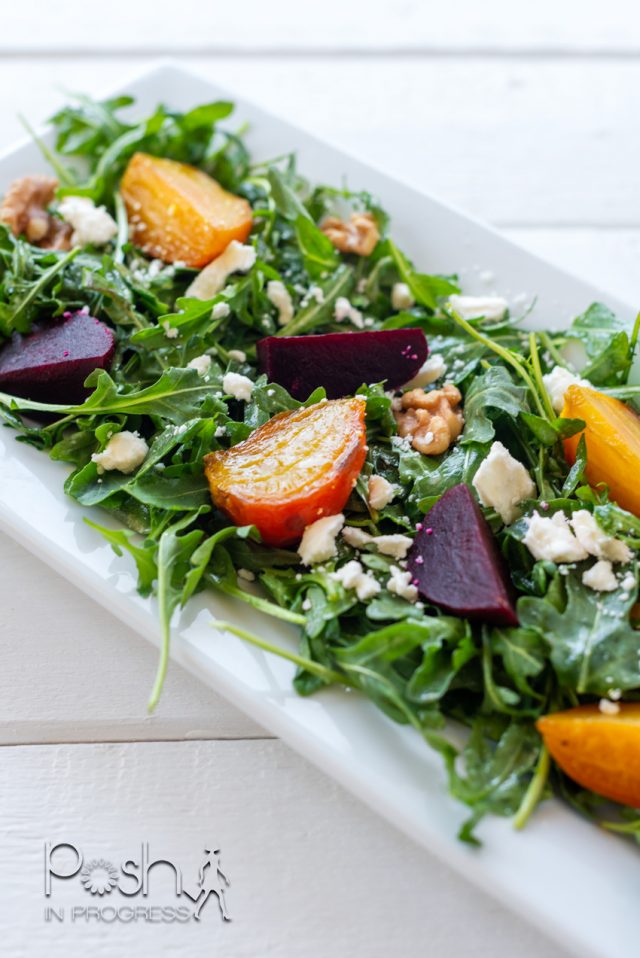 Arugula Beet Salad LA lifestyle Posh in Progress