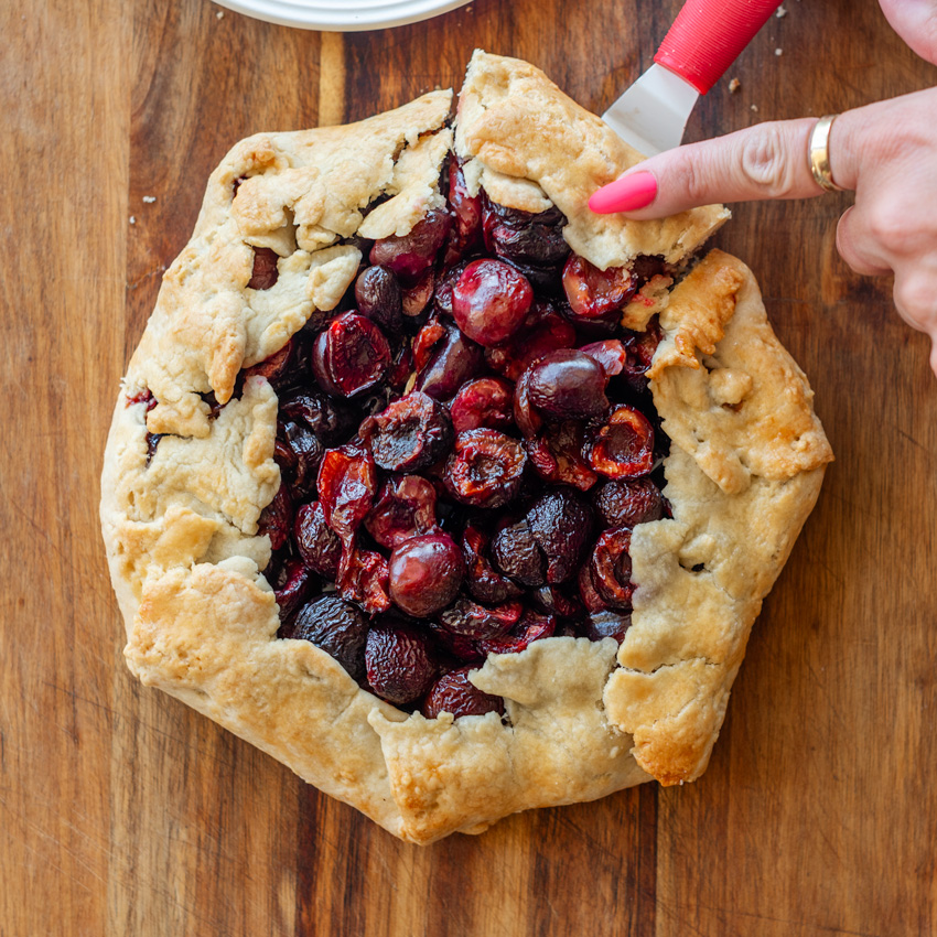 How to Make This Delicious Cherry Galette with Fresh Cherries