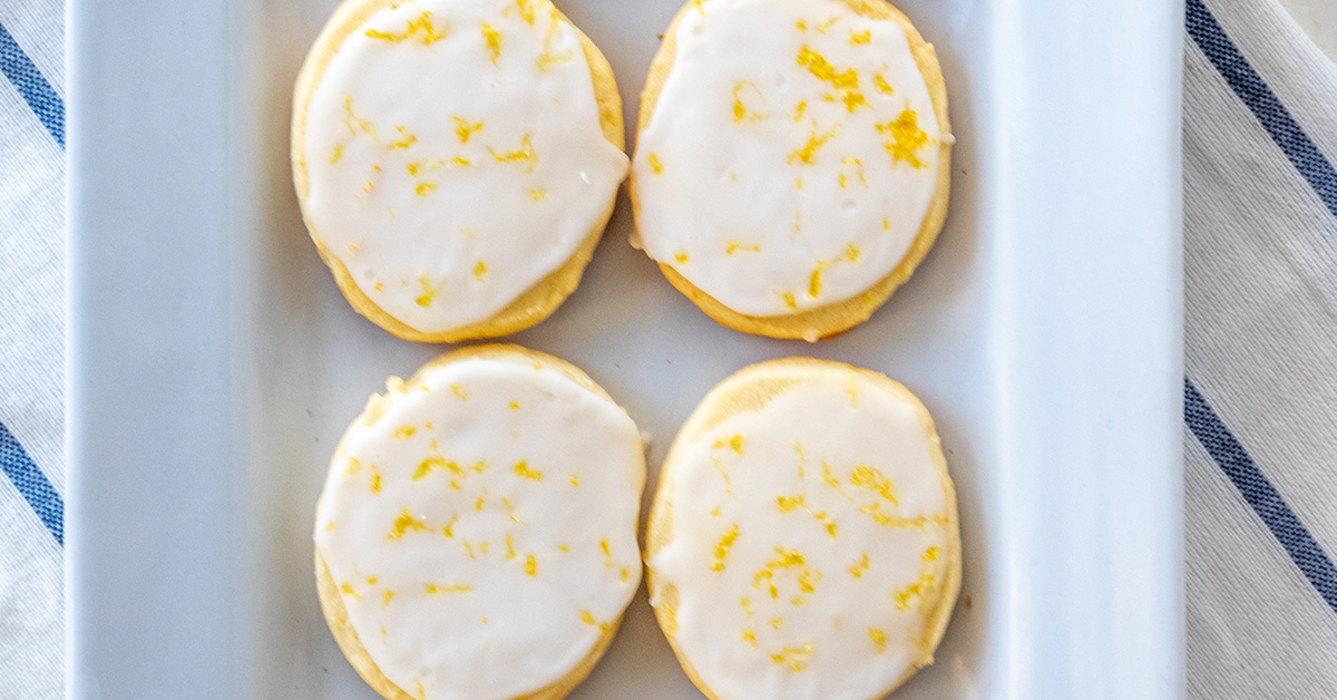 Lemon Sage Shortbread Cookies Recipe