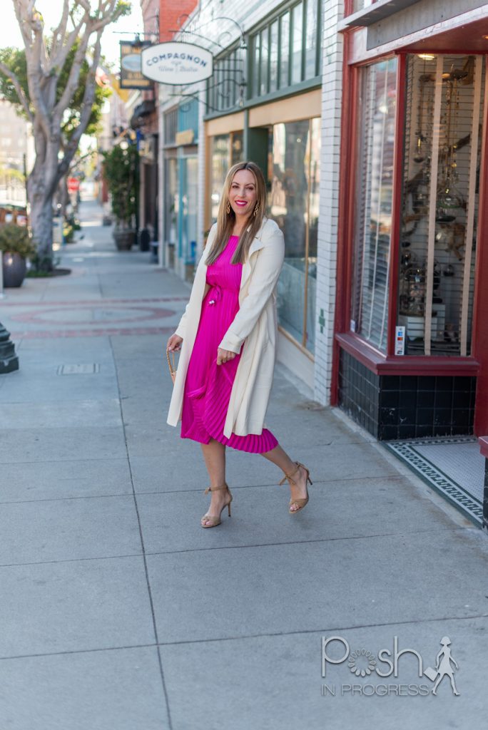 Here is Why You Should Try A Vibrant Pleated Dress for Spring - Posh in ...