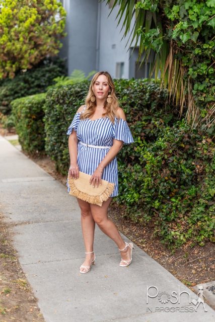 Striped Cold Shoulder Dress: 3 Cool Reasons To Get One - Posh in Progress
