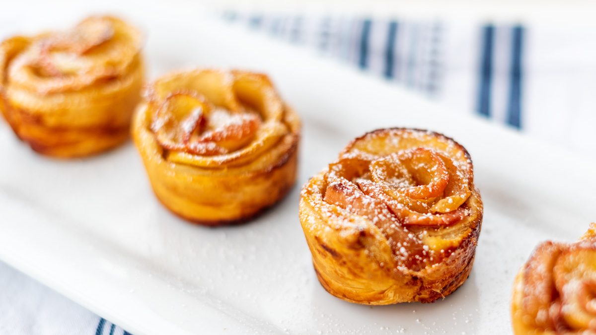 Easy Puff Pastry Apple Roses - House of Nash Eats