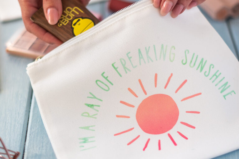 Crafting Chic: DIY Makeup Bag with Cricut and Infuseable Ink