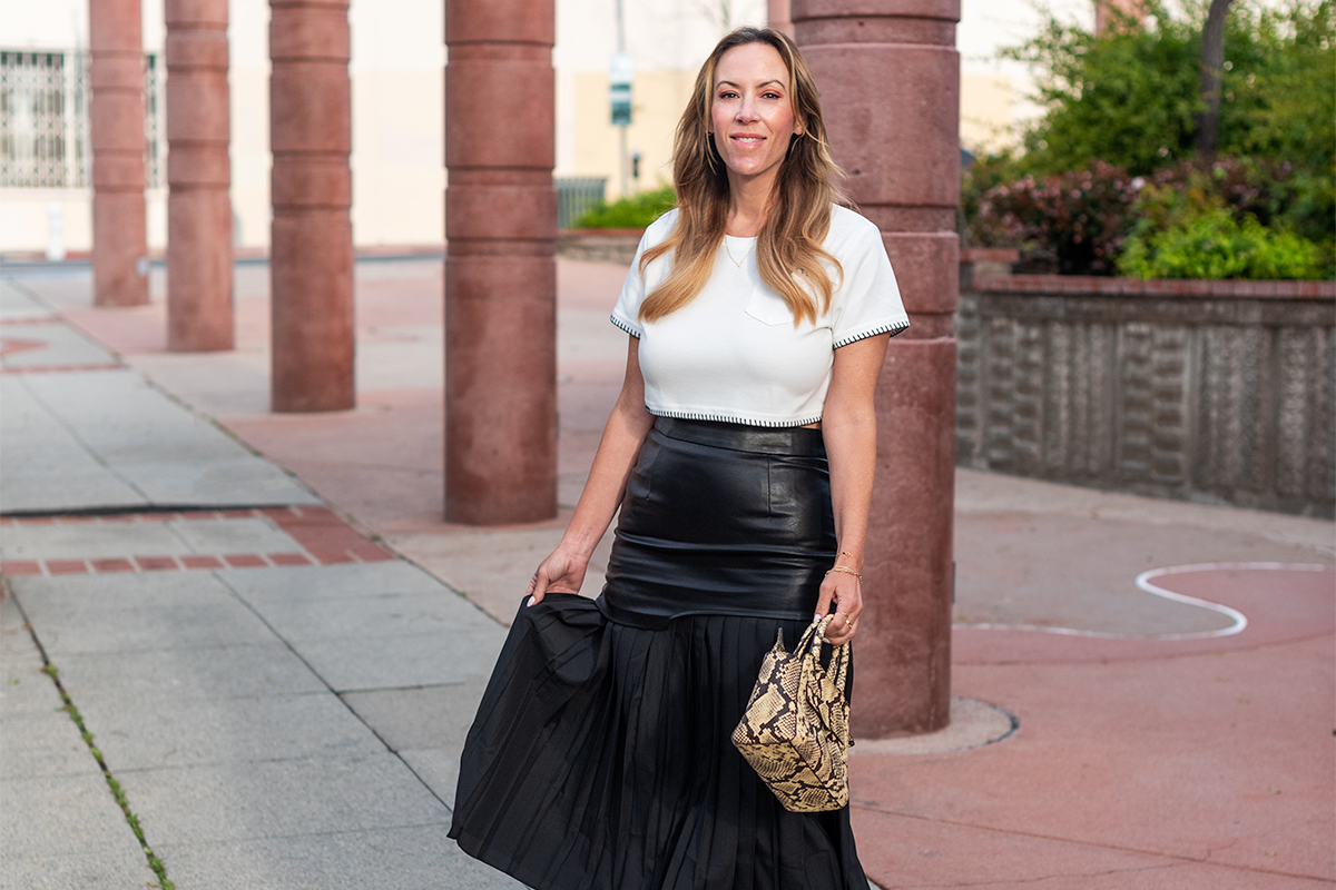 The Versatile Faux Leather Midi Skirt: How to Elevate Your Wardrobe