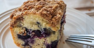 Easy Blueberry Streusel Coffee Cake Recipe by top LA lifestyle blogger, Posh in Progress